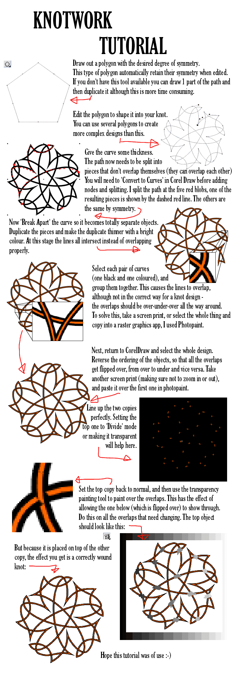 Vector Knotwork tutorial