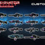 Terminator genesis: Custom Guns