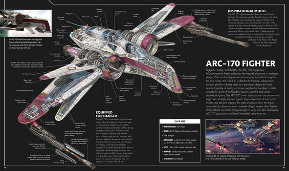 SW: ARC-170 Fighter cutaway