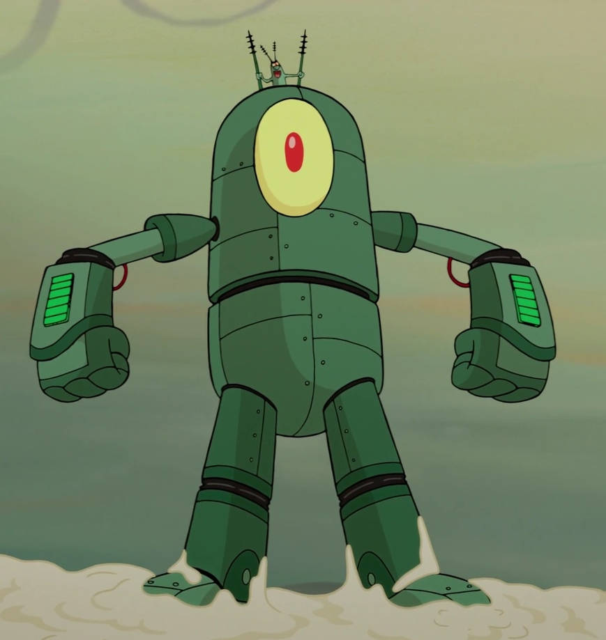 Боба такая игра. Спанч Боб планктон робот. Робот планктона Мистер Крабс. Робот из Спанч Боба. Губка Боб планктон месть роботов.