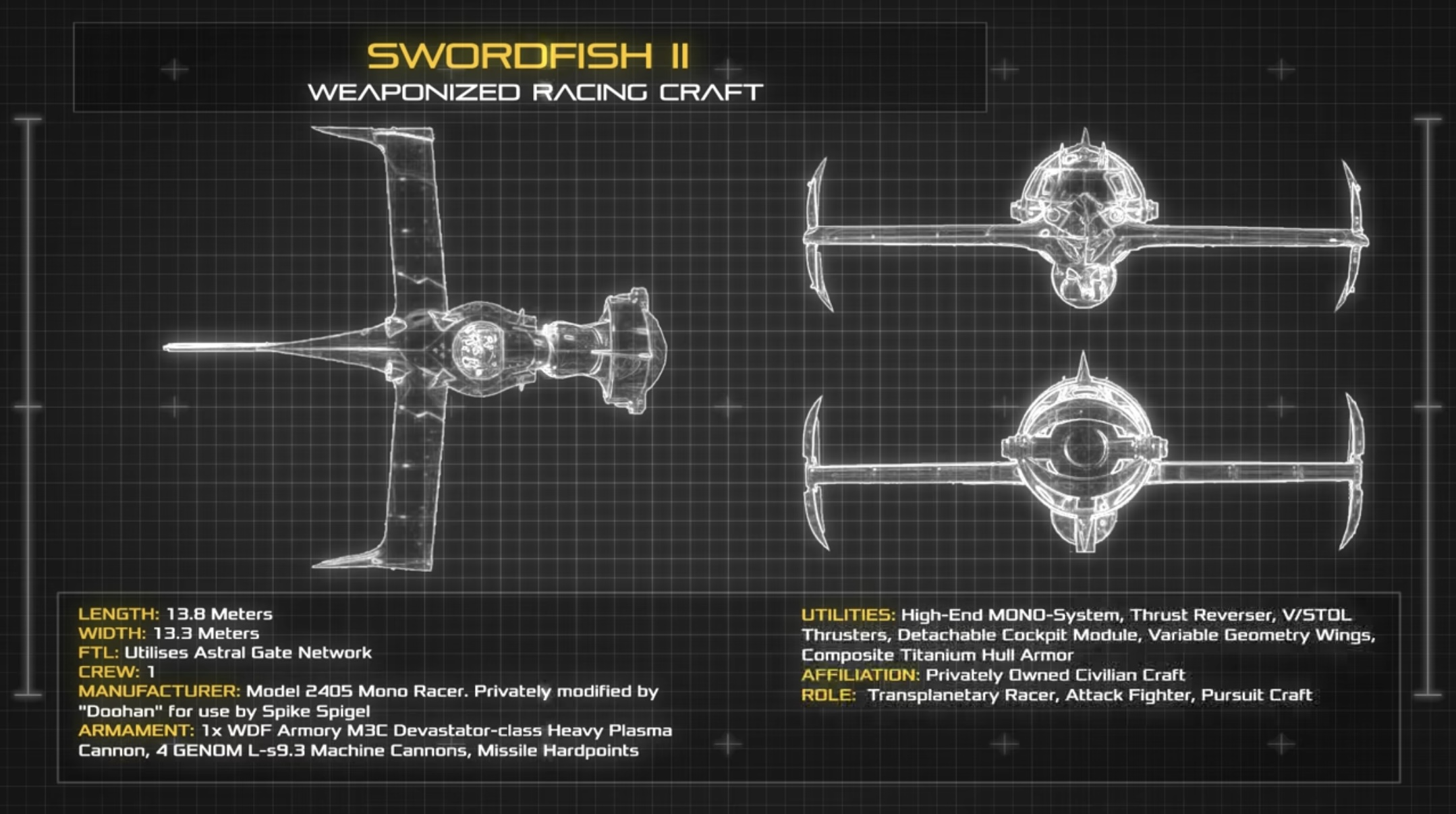 Swordfish II Schematics