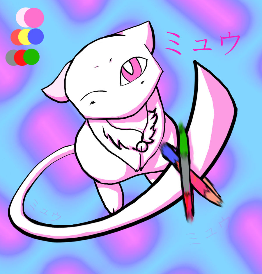 Mew Reference Mew Reference 2012 by felinemon on DeviantArt