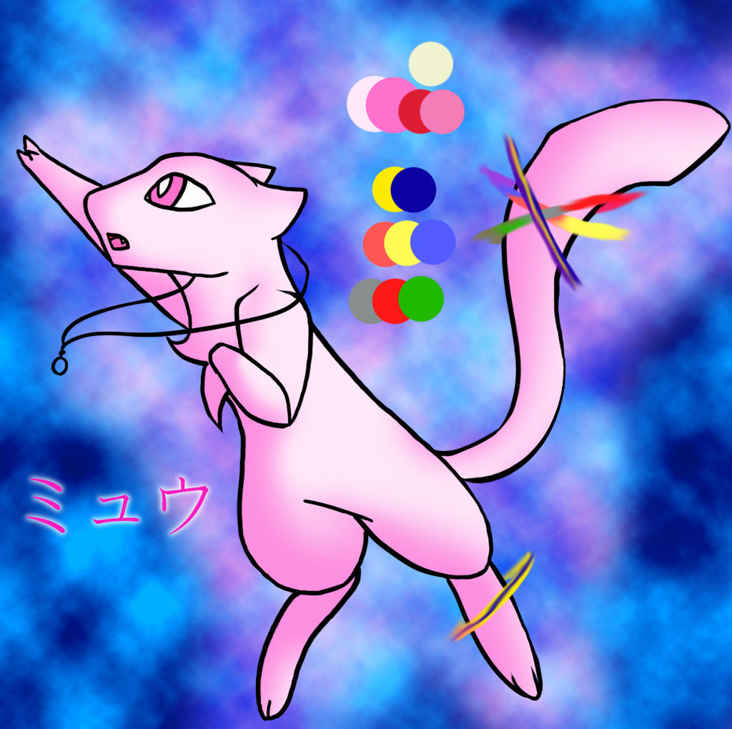 Mew Reference Mew Reference 2014 by felinemon on DeviantArt