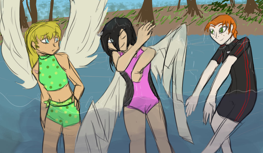 Splishy Splash by felinemon on DeviantArt