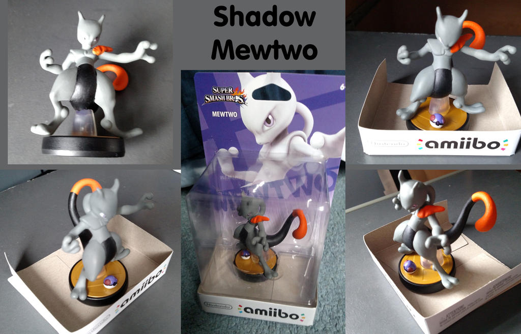 Custom Amiibo: Shadow Mewtwo by JackitK on DeviantArt