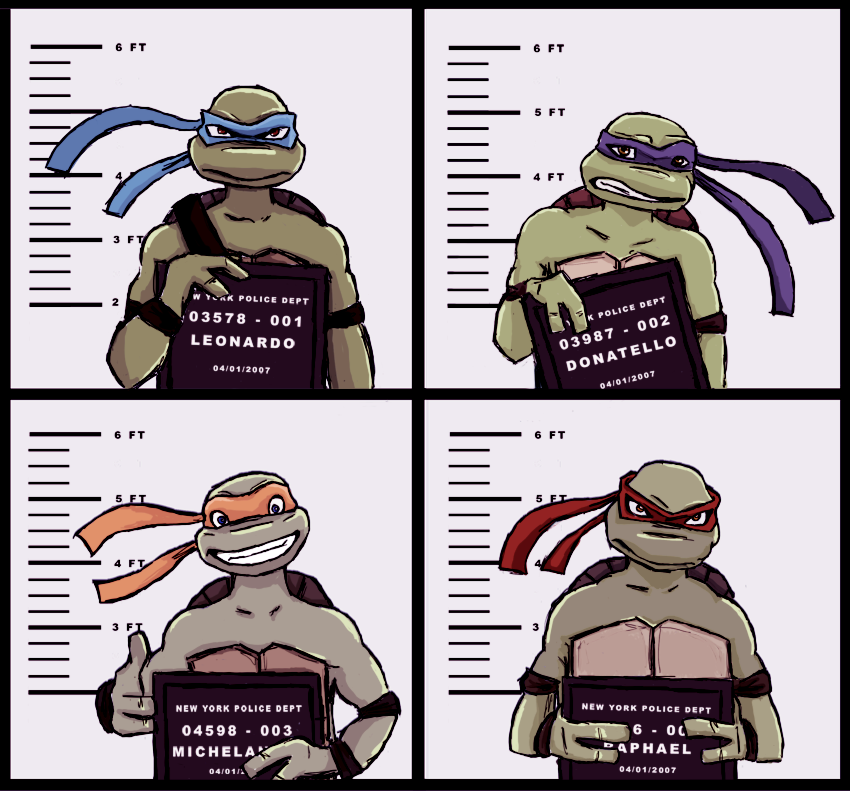 TMNT mugshot