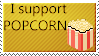 Popcorn Support Stamp by Pooky-Stamps