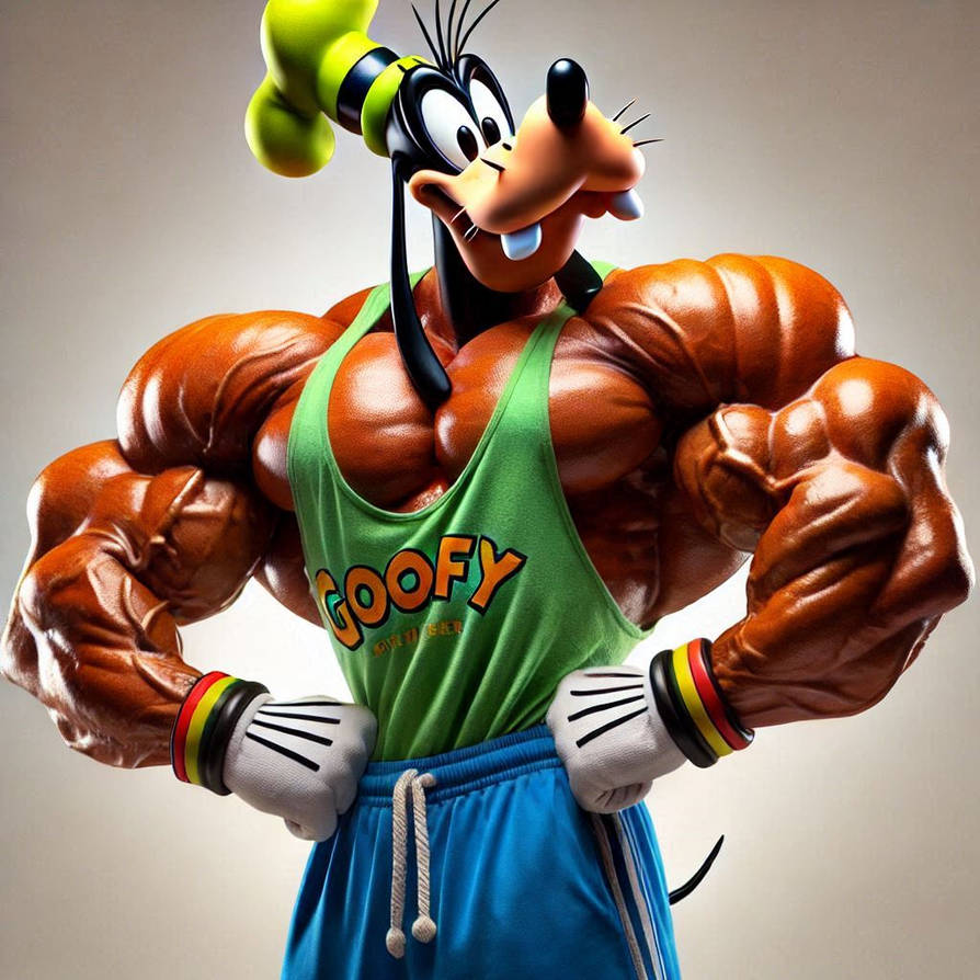Goofy R Body Goofy by 6Karrel6 on DeviantArt
