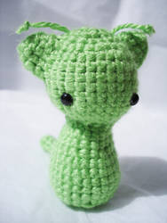 Alien Kitty Crochet Plushie