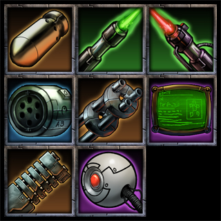 sci-fi icons set