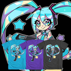 Digital Star Hatsune Miku- We Love Fine Shirt