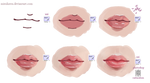 lips tutorial by mirukawa