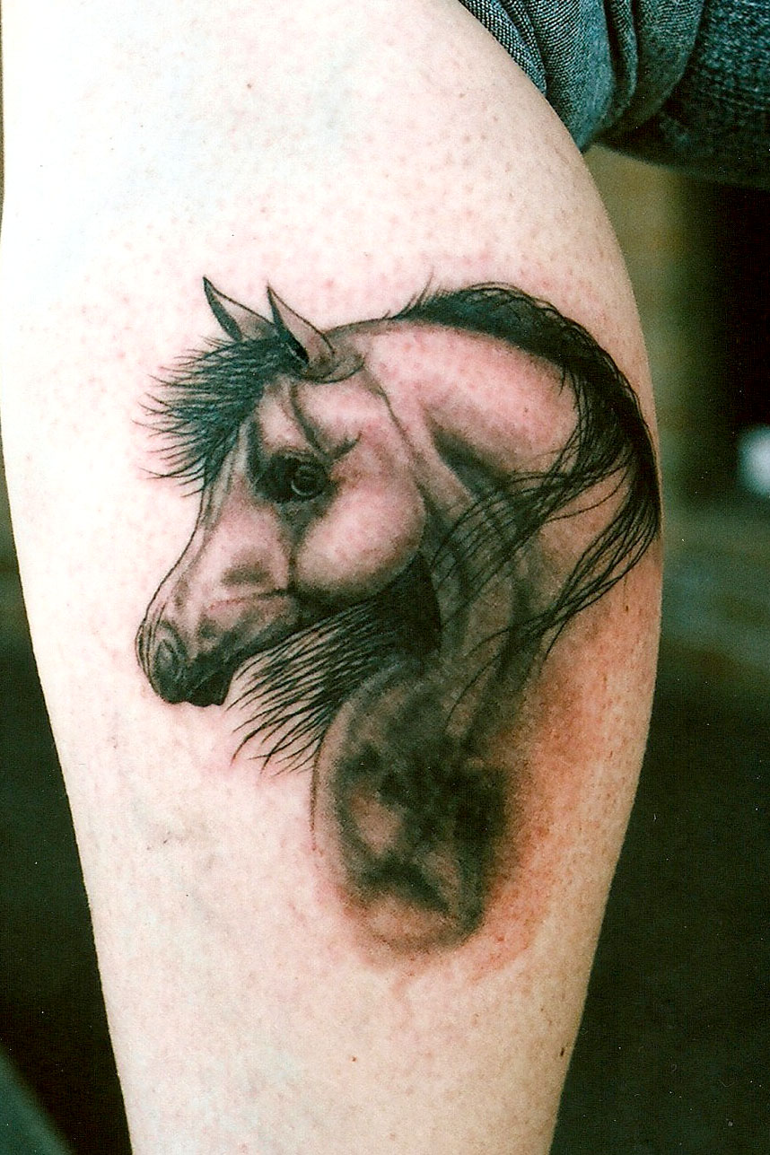 Horse Tattoo Portrait