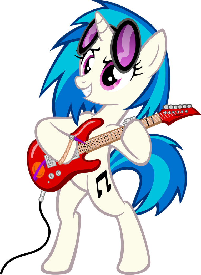 Vinyl Scratch Rocking by supermatt314