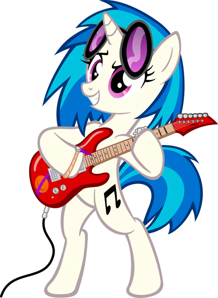 Vinyl Scratch Rocking by supermatt314