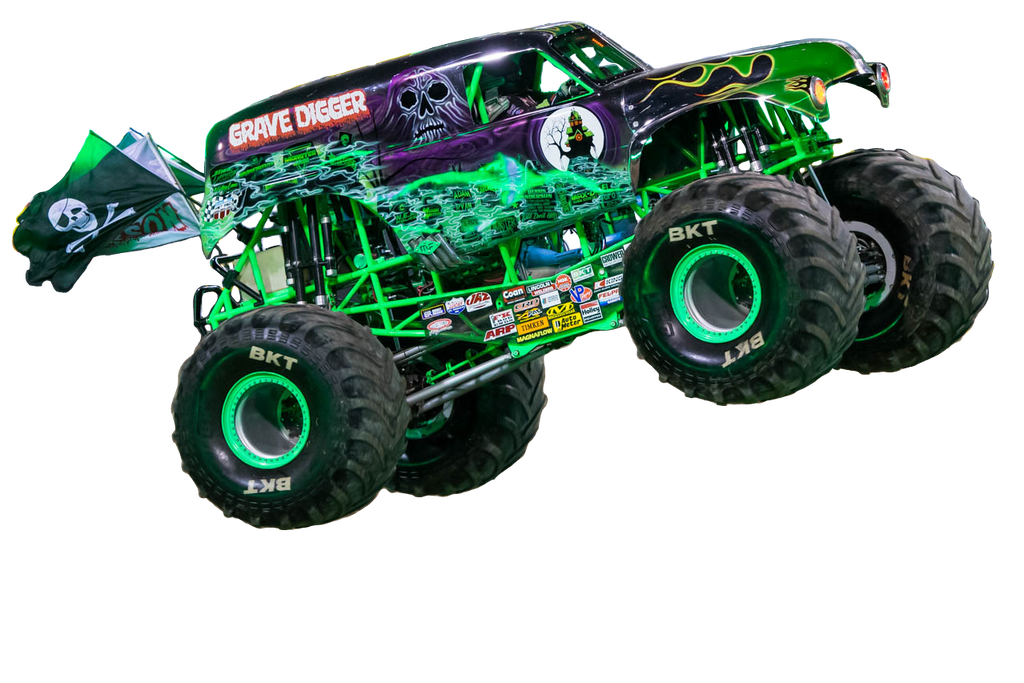 Grave Digger Monster Truck Png - PNG Image Collection