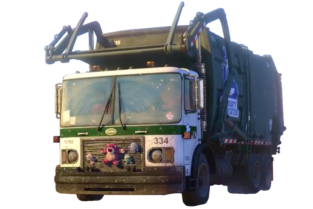 Toy story top garbage truck