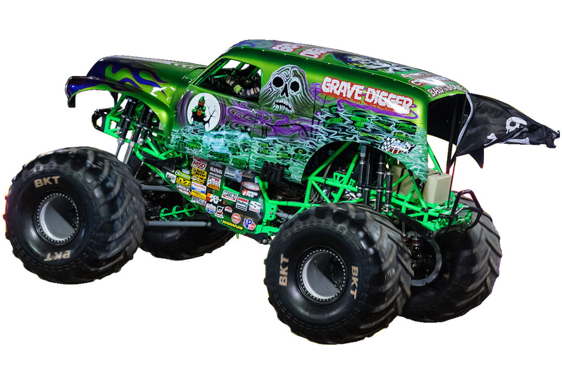 Grave Digger 27 (Green) Vector #4 by DipperBronyPines98 on DeviantArt