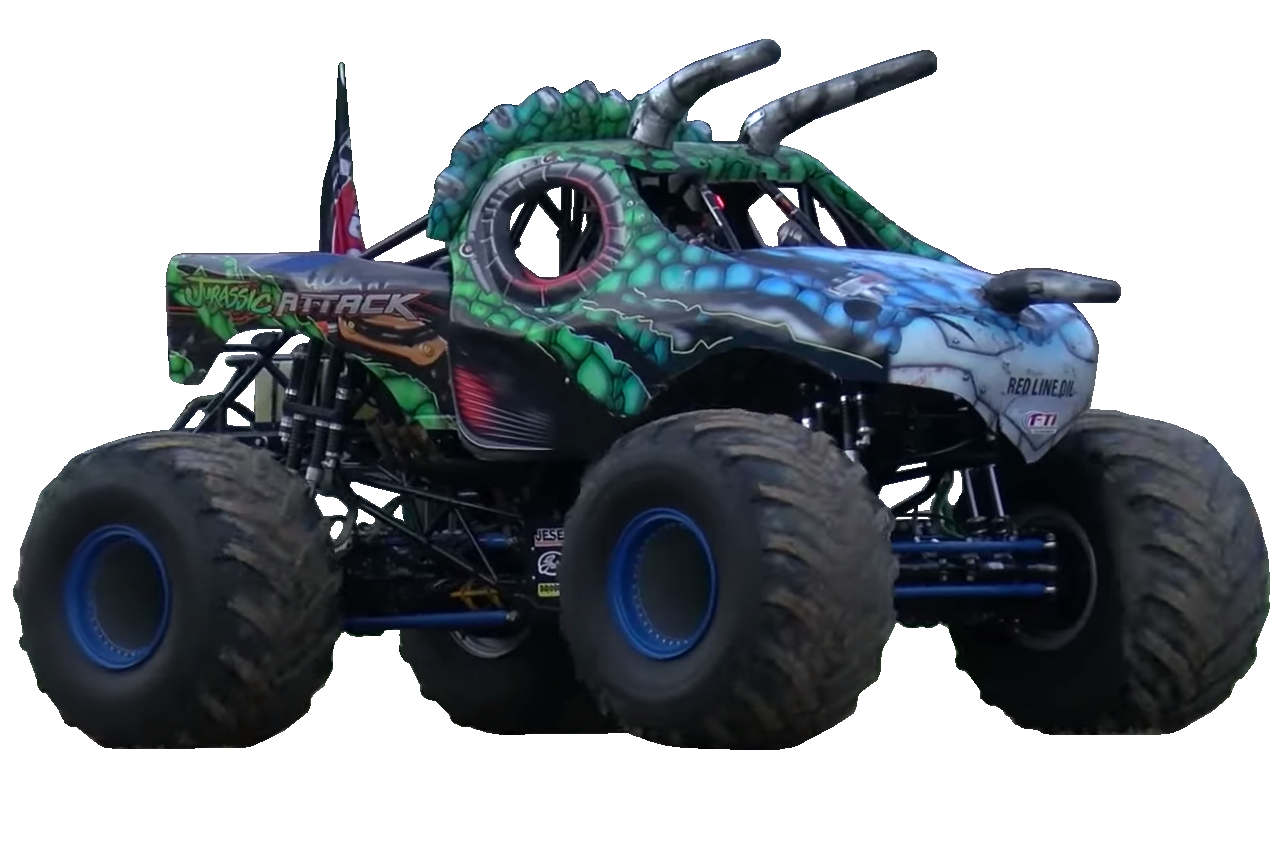 Jurassic attack monster truck top toy