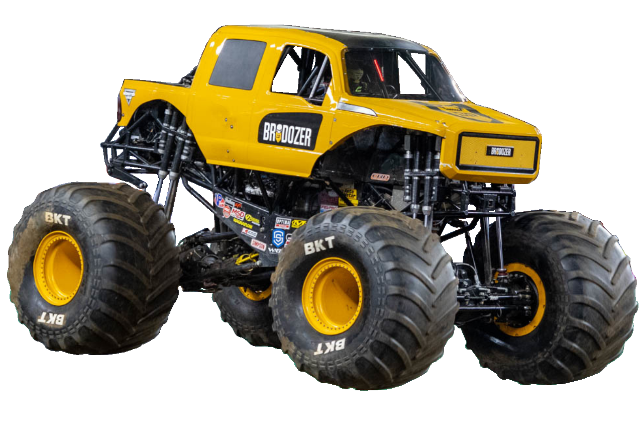 Brodozer top toy truck