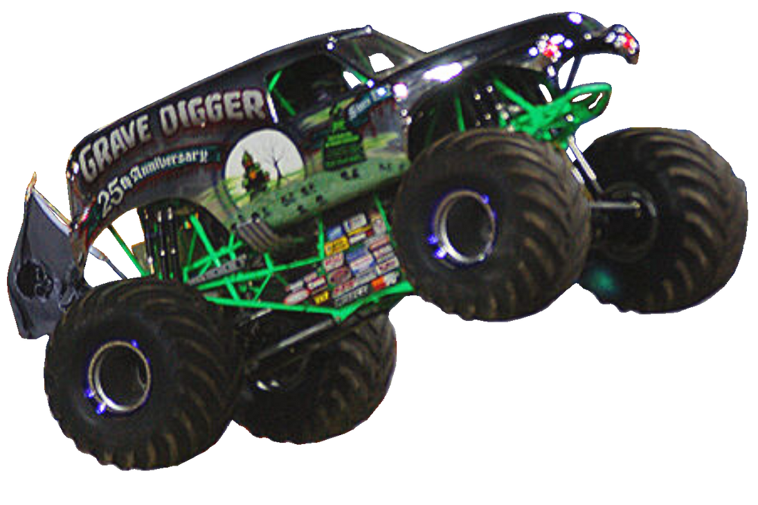 Grave digger 25th anniversary top toy