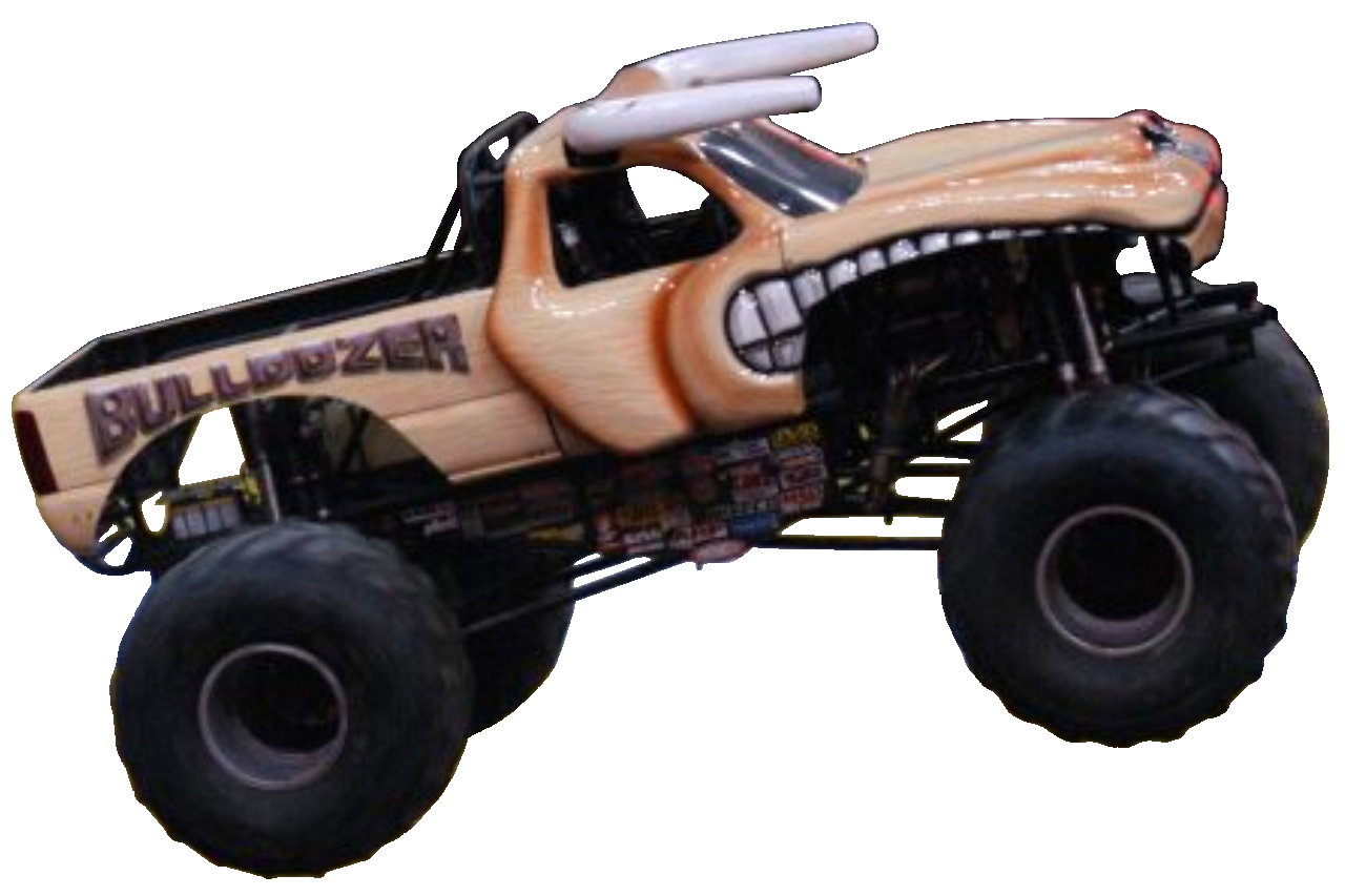 Bulldozer monster truck toy sales
