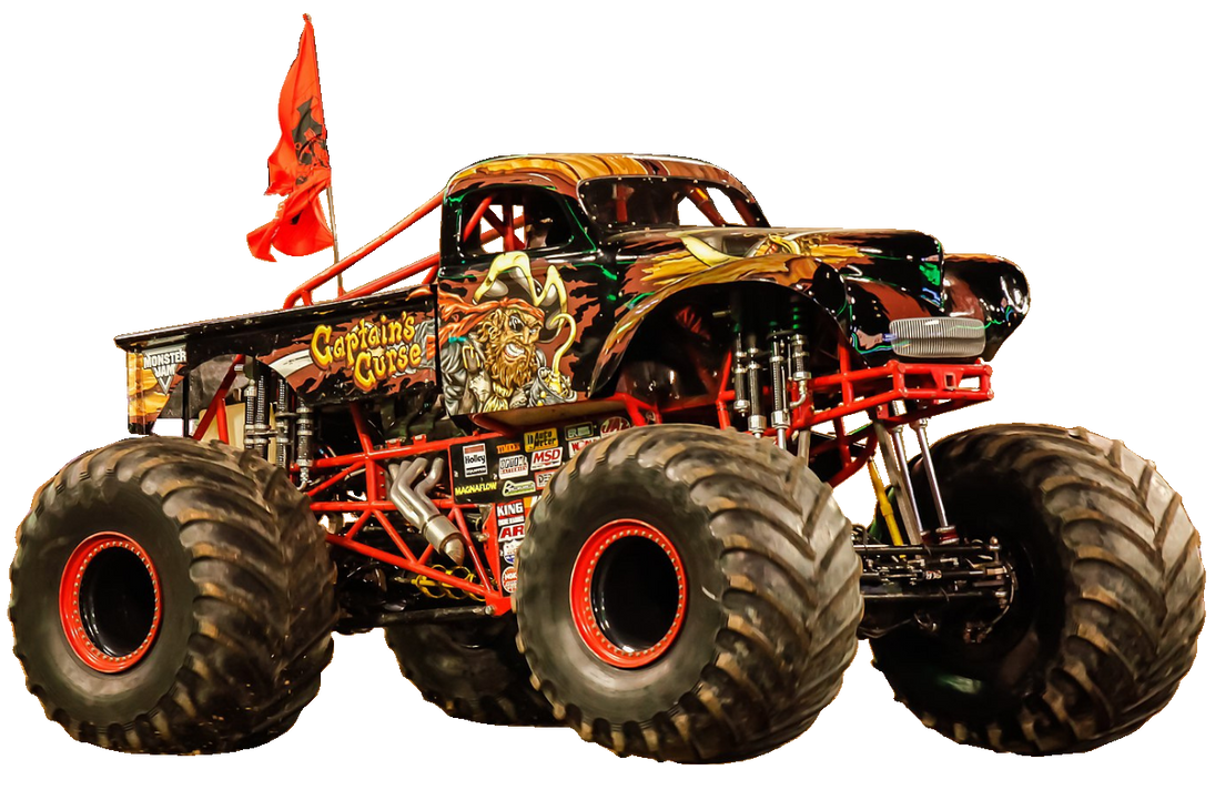 Captains Curse Monster Truck Hot Wheels Monster Jam Captain's Curse