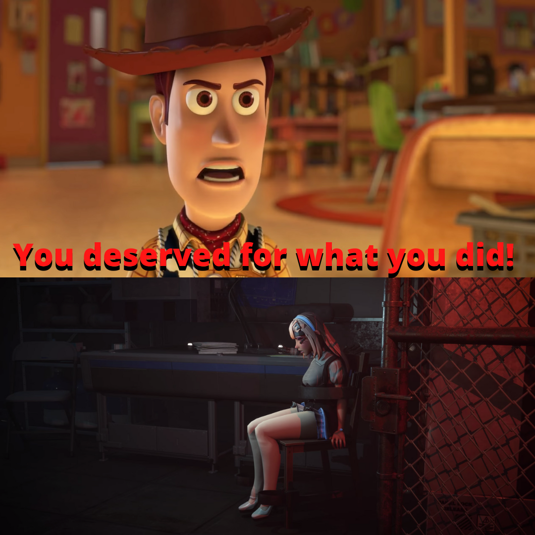 Woody Tells Evelyn She Deserved It by DipperBronyPines98 on DeviantArt