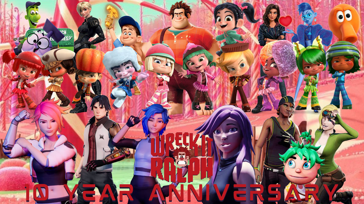 Wreck It Ralph Dog Happy 10 Year Anniversary Wreck It Ralph #3 by DipperBronyPines98 on ...