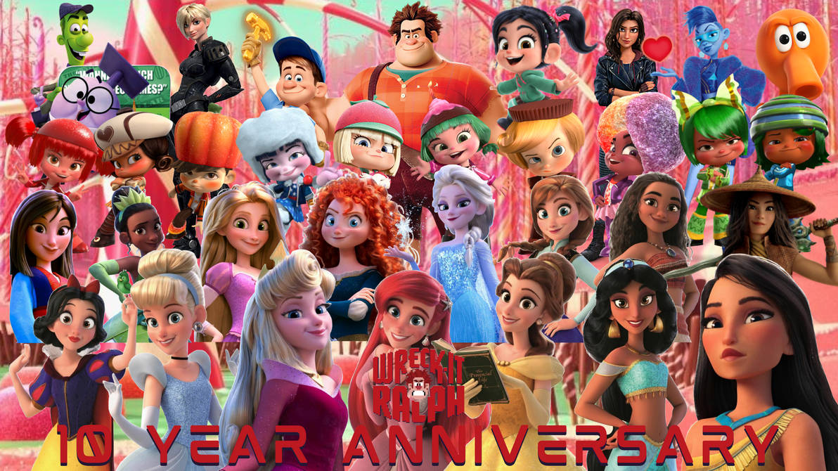 Happy 10 Year Anniversary Wreck It Ralph #11 by DipperBronyPines98 on ...