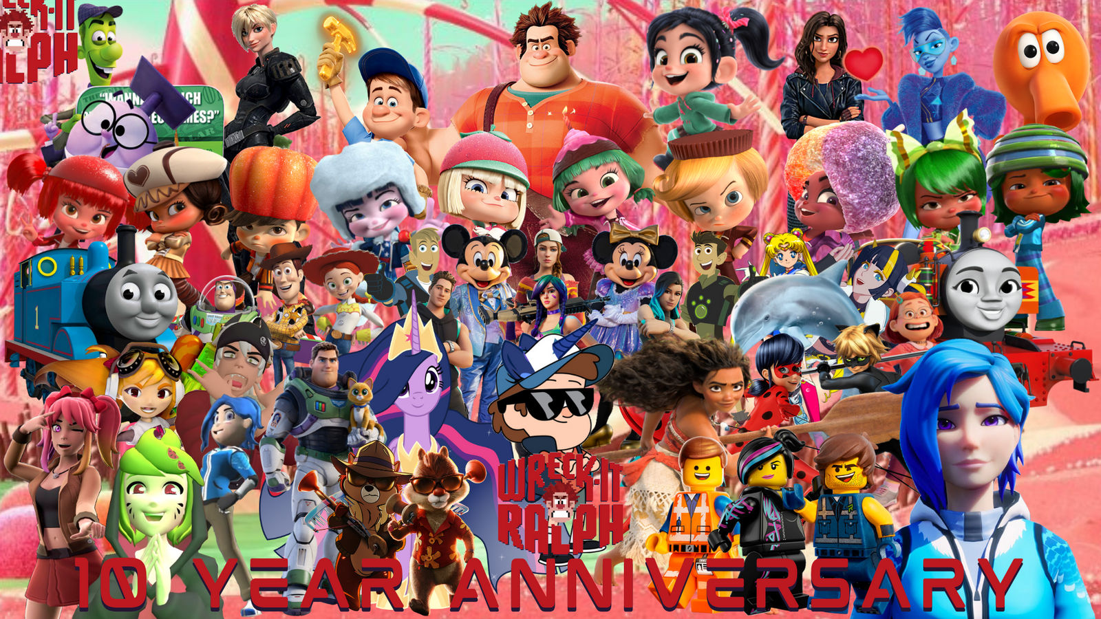 Happy 10 Year Anniversary Wreck It Ralph #12 by DipperBronyPines98 on ...