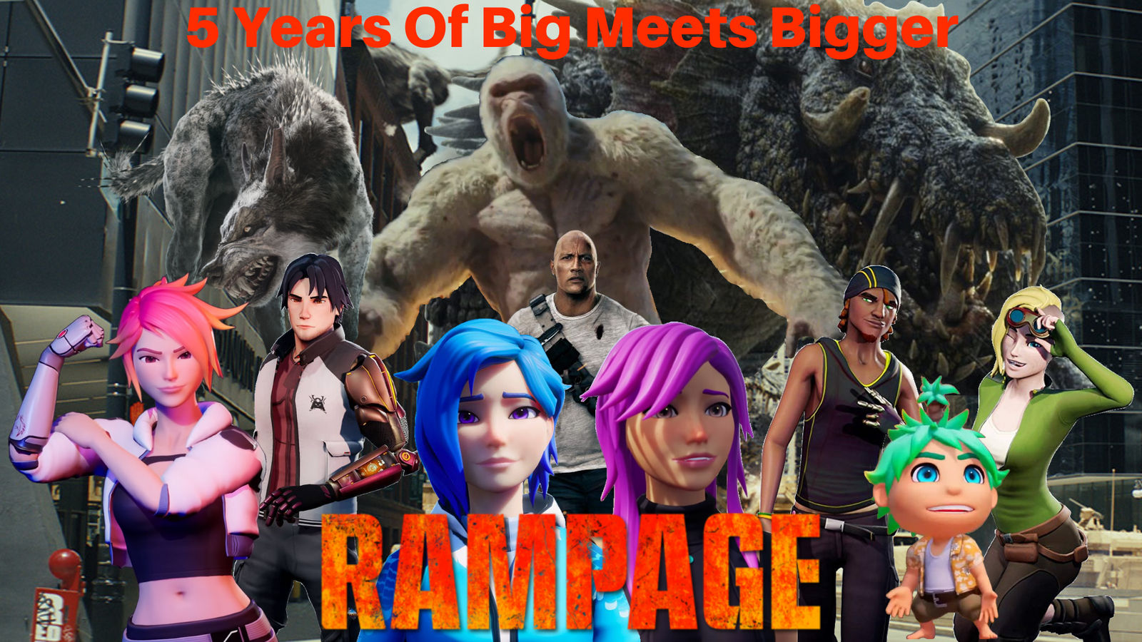 Deviantart Rampage Dc Rampage Movie 5 Year Anniversary #3 by DipperBronyPines98 on DeviantArt