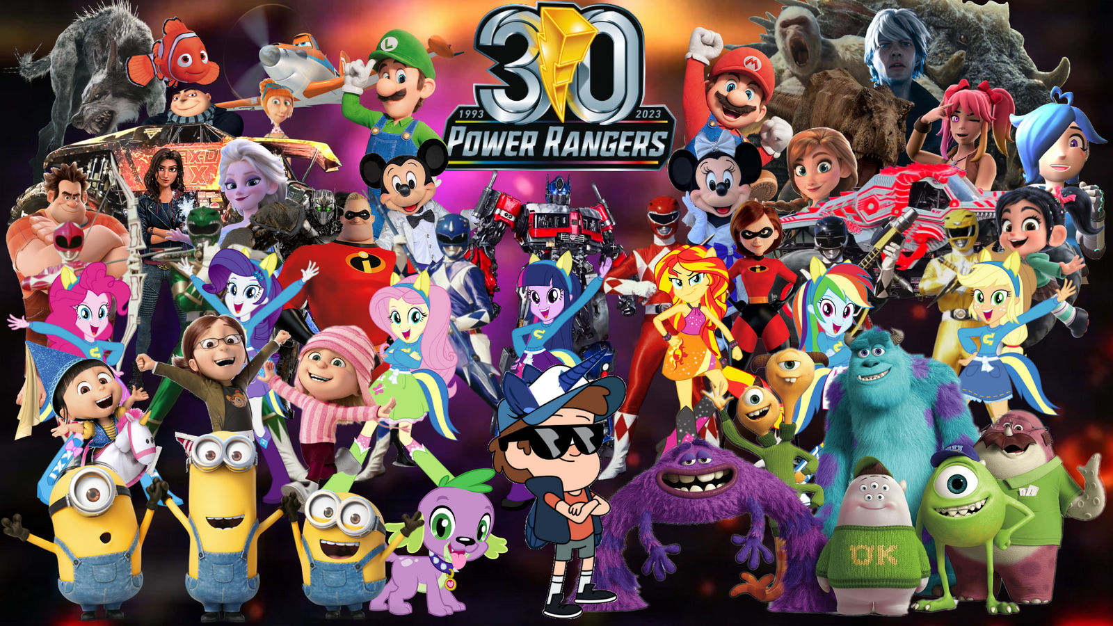 30 Anos de Power Rangers by Subarashow