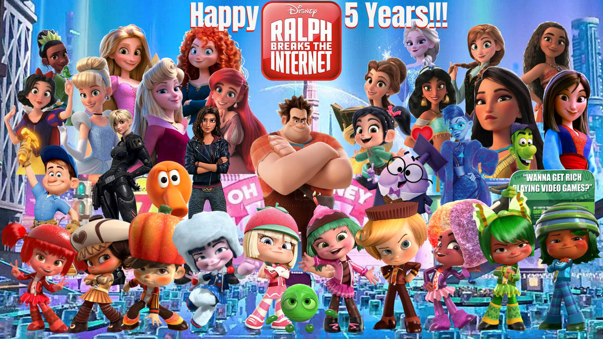 Happy 5 Years Ralph Breaks The Internet #1 by DipperBronyPines98 on ...
