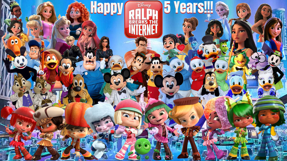 Happy 5 Years Ralph Breaks The Internet #2 by DipperBronyPines98 on ...