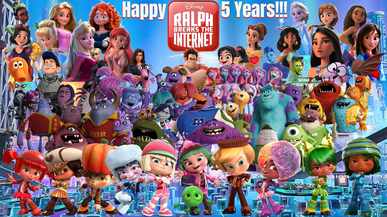 Happy Ralph Happy 5 Years Ralph Breaks The Internet #4 by DipperBronyPines98 on ...