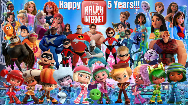 Happy 5 Years Ralph Breaks The Internet #5