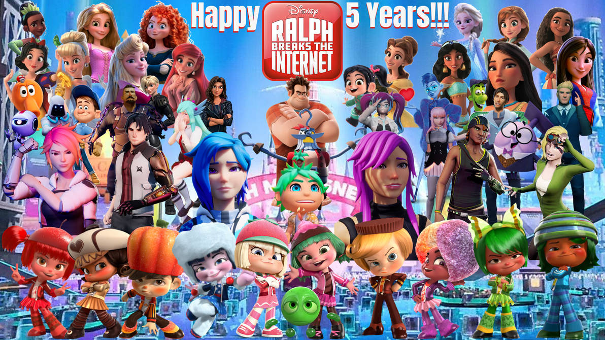 Happy Ralph Happy 5 Years Ralph Breaks The Internet #7 by DipperBronyPines98 on ...