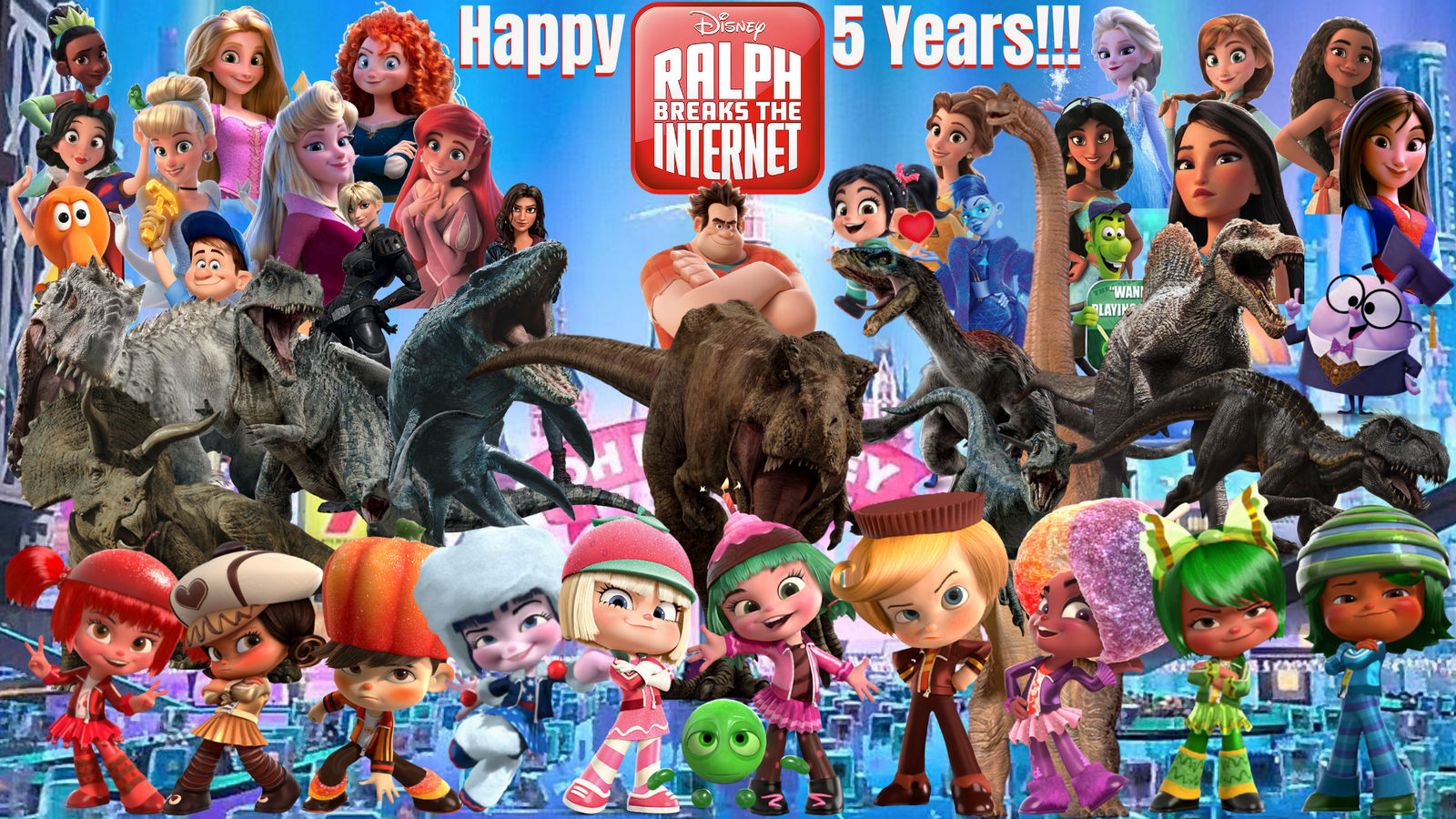 Happy Ralph Happy 5 Years Ralph Breaks The Internet #10 by DipperBronyPines98 on ...