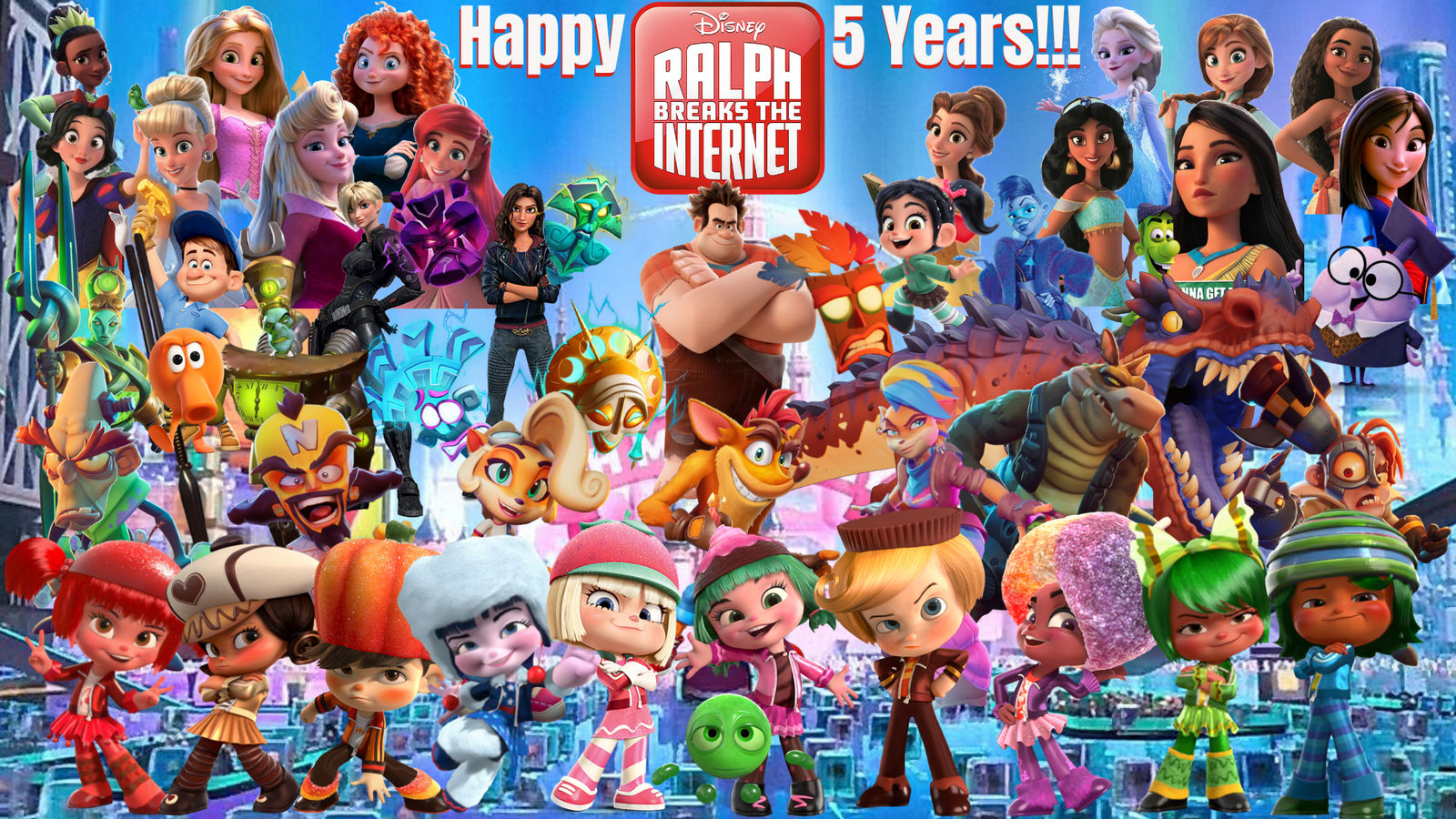 Happy Ralph Happy 5 Years Ralph Breaks The Internet #11 by DipperBronyPines98 on ...
