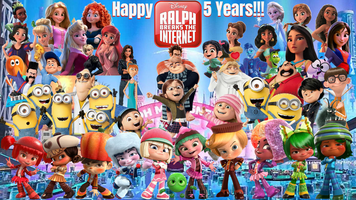 Happy Ralph Happy 5 Years Ralph Breaks The Internet #13 by DipperBronyPines98 on ...