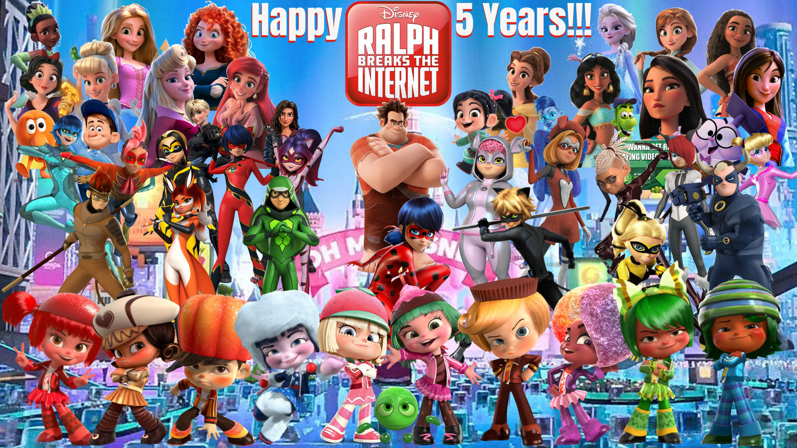 Happy Ralph Happy 5 Years Ralph Breaks The Internet #14 by DipperBronyPines98 on ...