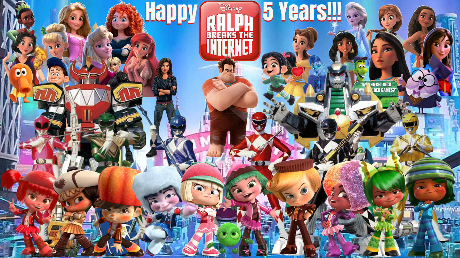 Happy Ralph Happy 5 Years Ralph Breaks The Internet #19 by DipperBronyPines98 on ...