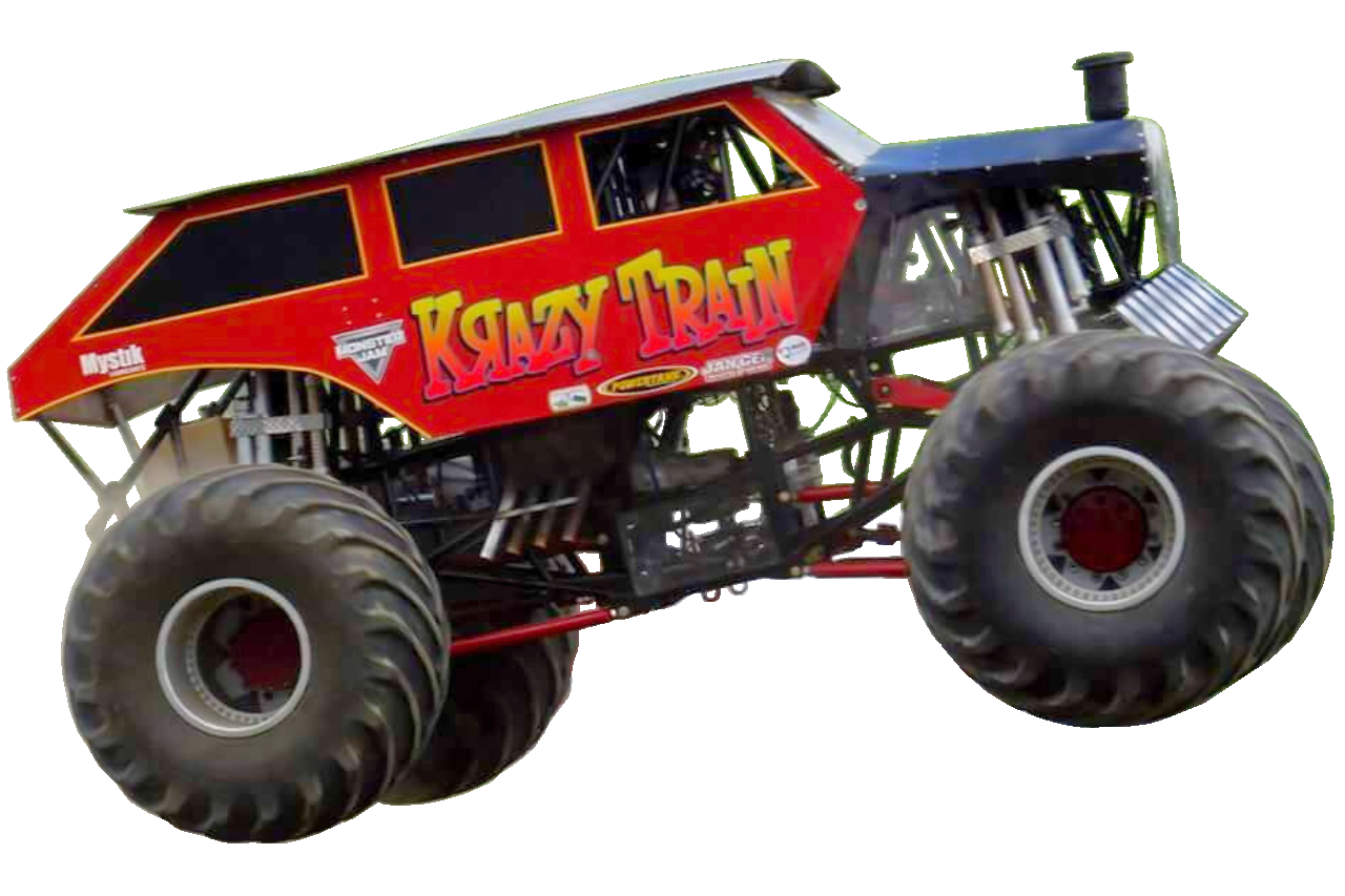 Krazy train monster truck toy sales
