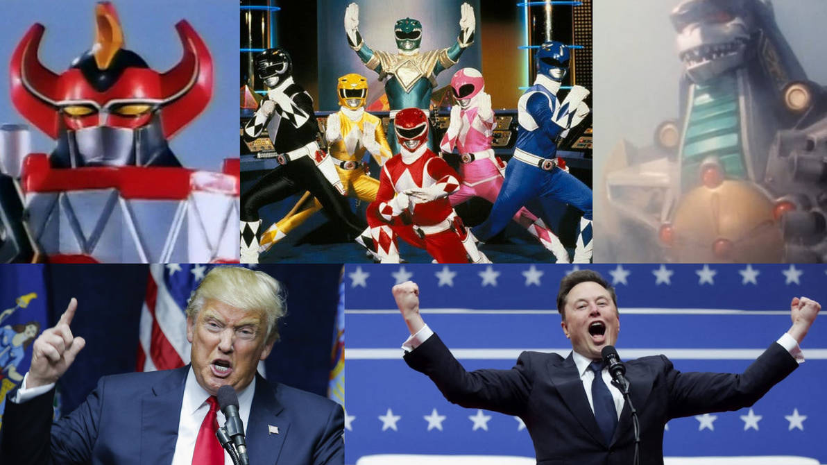 Power Rangers Ready To Fight Trump And Musk by DipperBronyPines98 on ...