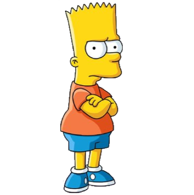 Bart Simpson Angry PNG by HandmanMurr12 on DeviantArt