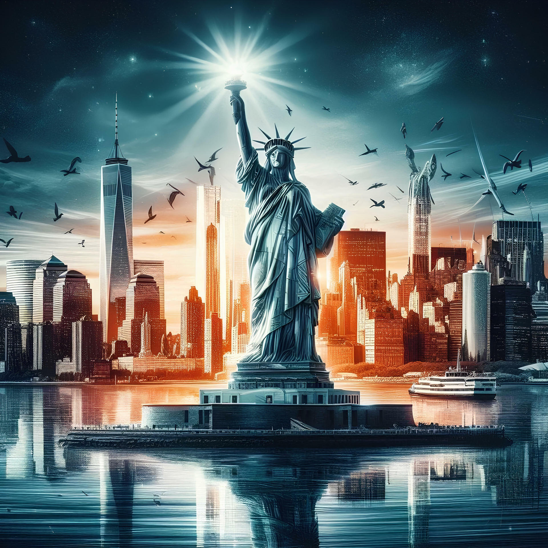 Liberty Deviantart artistic image of the statue of liberty by wolneybr on DeviantArt