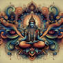 representation of the god brahma