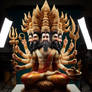 representation of the god brahma