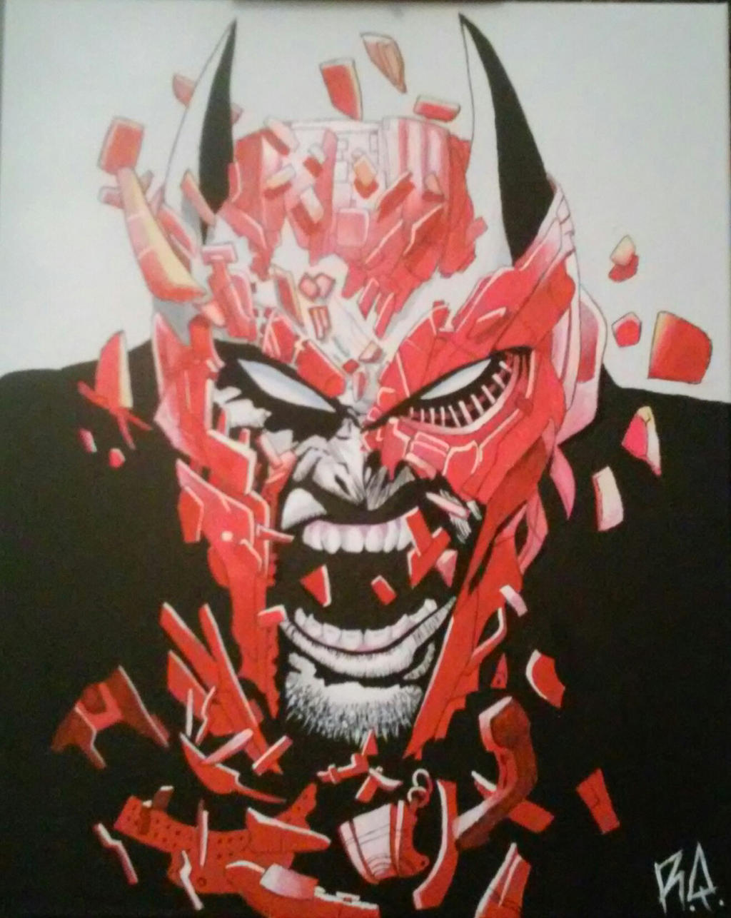 Red Mask Dc Character red mask batman by mindvomit07 on DeviantArt